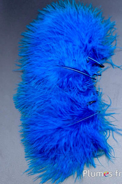 Pute Marabout - 8-12 cm - türkis